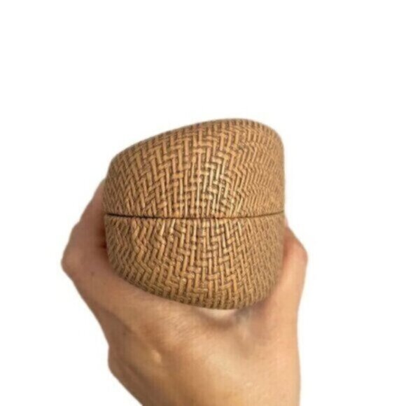 Maui Jim Beige Tan Textured Sunglasses Eyeglasses Hard Case - O/S, Unisex - Picture 3 of 5